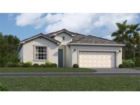 One-story home with two-car garage and landscaping at 10741 Buttercup Ct, Venice, FL 34293