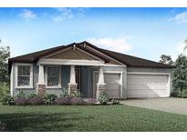 One-story home with craftsman style and two-car garage at 12404 52Th E St, Parrish, FL 34219