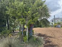 Inviting vacant lot featuring mature trees, native plants, and a new home is ready to be built at 830 S Davis Blvd, Tampa, FL 33606
