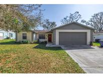 Charming single-story home with well-maintained lawn and a two-car garage at 2648 Shadecrest Rd, Land O Lakes, FL 34639