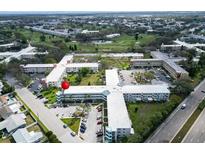 A scenic aerial view of the condo community showcasing the well-maintained grounds at 2370 Jamaican St # 30, Clearwater, FL 33763