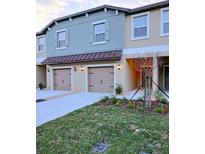 Charming townhome with a well-manicured lawn and two-car garage, perfect for modern living at 11115 Wishing Cloud Rd, Land O Lakes, FL 34638