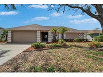 Charming single-story home featuring a well-manicured lawn and a two-car garage at 1405 Queensbury Ave, Valrico, FL 33596