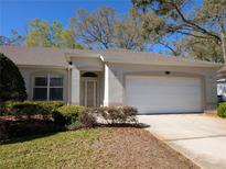 Charming single-story home featuring a 2-car garage and manicured landscaping at 8530 Alexandra Arbor Ln, Temple Terrace, FL 33637