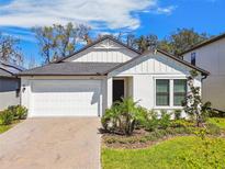 Charming single-Gathering home with a two-car garage and well-maintained landscaping at 9802 Carabiner Way, Land O Lakes, FL 34637