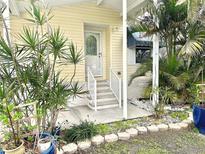 Inviting front entrance with a glass detailed door, leading to a well-maintained home at 9790 66Th N St # 321, Pinellas Park, FL 33782