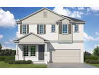 Charming two-story home with a two-car garage, neutral paint, and neat landscaping at 3000 N Highland Ave, Tampa, FL 33603