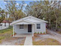 Charming single-story home featuring a freshly painted exterior and newly landscaped front yard at 803 W Warren St, Plant City, FL 33563