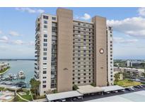 Spacious condo building with views of the bay, boat parking, and conveniently located near the parking lot at 7300 Sun Island S Dr # 1705, South Pasadena, FL 33707