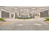 Elegant building entrance featuring columns, landscaping, and prominent 'SALTAIRE' signage at 301 1St S St # 1206, St Petersburg, FL 33701