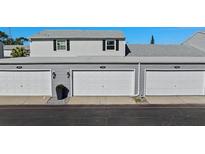 Attached garages, each with a door, provide convenient parking and storage for residents at 11918 Dietz Dr # 28, Tampa, FL 33626
