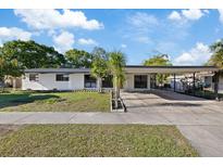 Charming single-story home with a covered carport and well-maintained front yard at 4105 W Iowa Ave, Tampa, FL 33616