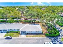 A beautiful aerial view of a home with mature trees and well maintained landscaping at 8066 Brentwood Rd # 8066, Seminole, FL 33777