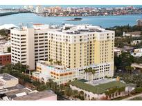 Stunning high-rise building with classic design elements and a beautiful view overlooking the city and waterfront at 628 Cleveland St # 1208, Clearwater, FL 33755
