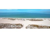 Scenic view of the beach and Gulf of Mexico beyond the grassy dunes at 1290 Gulf Blvd # 903, Clearwater Beach, FL 33767