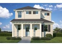 Charming two-story home featuring a welcoming front porch, neutral paint, and classic architectural details at 302 W Wilder Ave, Tampa, FL 33607