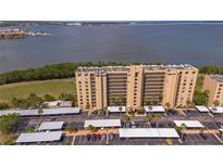High-rise waterfront condo featuring covered parking and a beautiful water view at 2618 Cove Cay Dr # 801, Clearwater, FL 33760