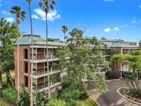 Beautiful multi-story building with lush landscaping and inviting balconies in a tropical setting at 919 Seddon Cove Way # 919, Tampa, FL 33602