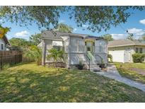 Well maintained front yard with mature landscaping at 3611 4Th N Ave, St Petersburg, FL 33713