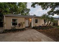 Charming single-story home with a well-manicured front yard and a cozy, inviting entrance at 130 41St Ne Ave, St Petersburg, FL 33703
