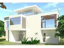Modern home featuring a rooftop deck, large windows, and a minimalist design at 511 Avonwood, Tampa, FL 33625