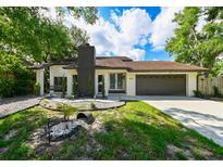 Charming single-story home with well-manicured front yard and appealing curb appeal at 4520 Wescott Ln, Tampa, FL 33624