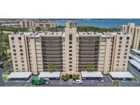 Spacious condo building with covered parking, a well maintained lawn, and amazing views at 2621 Cove Cay Dr # 204, Clearwater, FL 33760