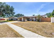Charming single-story home with a well-maintained lawn, attached garage, and inviting curb appeal at 8130 129Th N Ln, Seminole, FL 33776