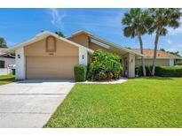 Charming home featuring a well-maintained lawn, lush landscaping, and inviting curb appeal at 3439 Northridge Dr, Clearwater, FL 33761