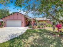 Charming single-story home with well-maintained landscaping and a two-car garage at 3932 Watson Dr, New Port Richey, FL 34655