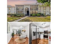 Charming two-story condo featuring a beautifully landscaped lawn and screened-in balconies at 1281 Pine Ridge E Cir # H1, Tarpon Springs, FL 34688