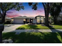 Charming single story home with a manicured lawn and mature trees enhancing the curb appeal at 1910 Elk Spring Dr, Brandon, FL 33511