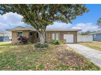 Charming single-story home with mature landscaping, a driveway, and a one-car garage at 109 S Nimbus Ave, Clearwater, FL 33765