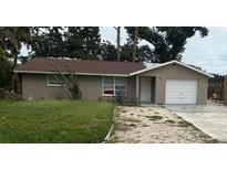 Charming single-story home featuring a well-maintained lawn and a classic garage door at 192 Tulane Rd, Venice, FL 34293