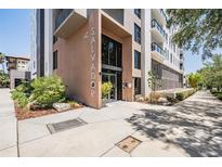 Modern building exterior featuring clean lines, a stylish entrance, and well-maintained landscaping at 199 Dali Blvd # 403, St Petersburg, FL 33701