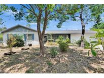 Charming single-story home with mature trees and a well-maintained lawn, offering inviting curb appeal at 508 E Brentridge, Brandon, FL 33511