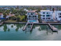 Beautiful waterfront property with a private dock and stunning water views at 15805 Redington Dr, Redington Beach, FL 33708