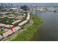 Tampa Bay condominium complex featuring manicured landscaping and waterfront views with access to the city skyline at 1111 Normandy Trace Rd # 1111, Tampa, FL 33602