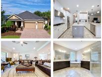 Home with kitchen, living room, and bathroom features at 3643 Arbor Chase Dr, Palm Harbor, FL 34683