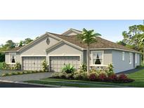 Charming single-story home with a two-car garage, beautiful landscaping, and a neutral color palette at 4035 Westwood Fields Loop, Plant City, FL 33565
