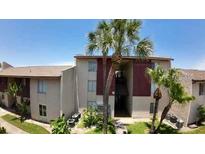 A condo building exterior shows a well-manicured lawn and palm trees at 3829 S Lake Dr # 215, Tampa, FL 33614