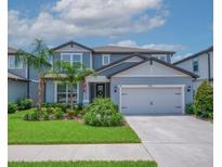 Charming two-story home with well-manicured lawn, complemented by a neatly paved driveway and two-car garage at 2781 Dolores Home Ave, Valrico, FL 33594
