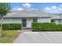 Charming single-story home featuring a well-maintained lawn and a cozy, inviting entrance at 16109 Rambling Vine E Dr, Tampa, FL 33624