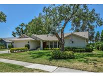Well maintained single story home with mature tree, manicured landscaping, and attached two car garage at 2517 Bucknell Dr, Valrico, FL 33596