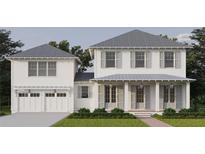 Charming two-story home with white siding, gray roof and shutters, and a welcoming front porch at 116 24Th S Ave, St Petersburg, FL 33705