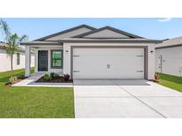 Charming single Gathering home featuring a two-car garage and well-manicured lawn at 11300 Libby Rd, Spring Hill, FL 34609
