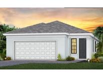 Charming one-story home with a two-car garage and manicured landscaping at 18913 Indian Rock Pl, Lakewood Ranch, FL 34211