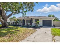 Charming single-story home with a well-manicured lawn and a beautiful, mature shade tree at 3300 52Nd N St, St Petersburg, FL 33710