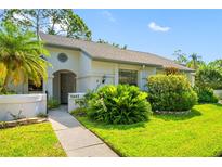 Charming single-story home with well-maintained lawn and lush landscaping at 3447 Killdeer Pl, Palm Harbor, FL 34685