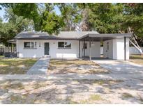 Charming single story home featuring a carport and modern design elements at 1119 Eau Claire Cir, Tampa, FL 33619